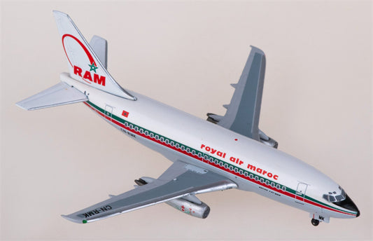 AeroClassics Royal Air Maroc for Boeing 737-200 CN-RMK 1:400 Airplane Pre-built  Airliner Model Display