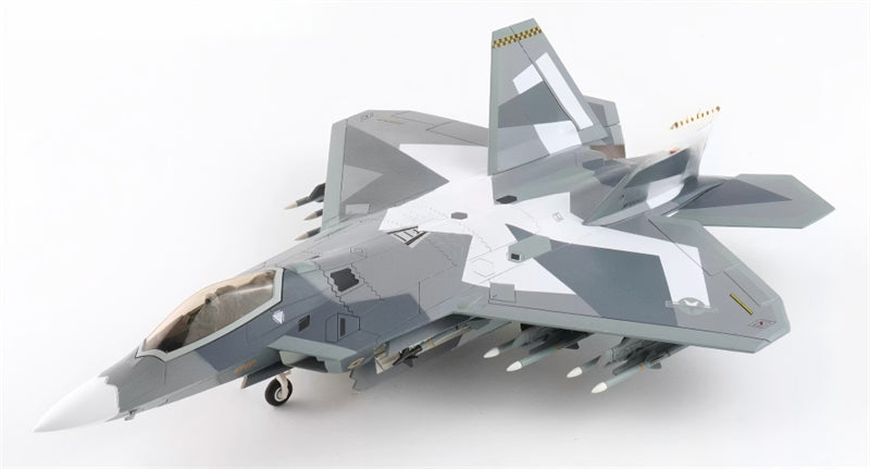 HOBBY MASTER USAF F-22 Raptor 57th WG 1:72 Model Splinter Camouflage fictitious scheme Red 09