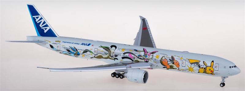 JC Wings ANA Boeing 777-300ER JA784A Flaps down 1:200 Aircraft Pre-built  Airliner Model Display