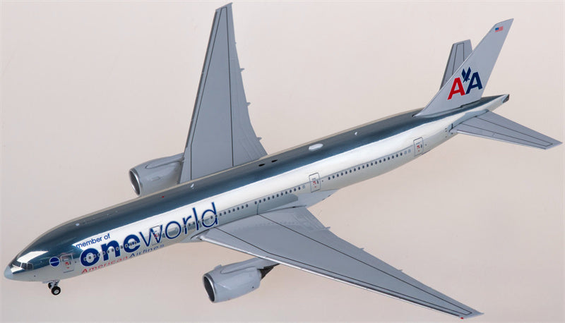 NG Models American Airlines Boeing 777-200ER N791AN member of oneworld 1:400 Diecast Model view 3