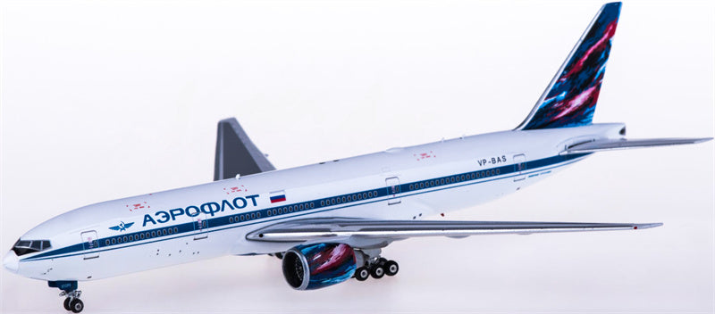 Phoenix Aeroflot Boeing 777-200ER VP-BAS 1:400 Diecast Model view 3