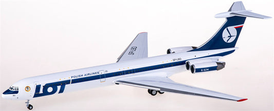 Herpa LOT Ilyushin IL-62M SP-LBD 1:200 Diecast Model view 1