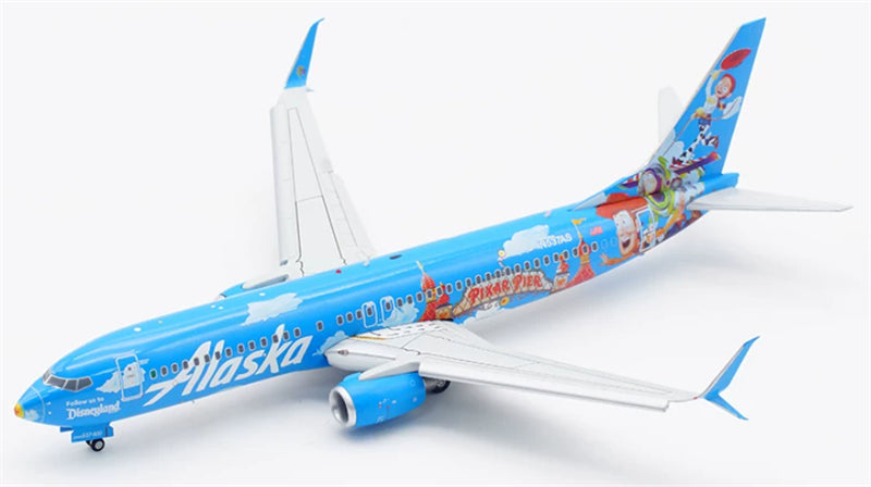 JC Wings 1:200 Alaska Airlines B737-800 N537AS Flaps down DIECAST Model