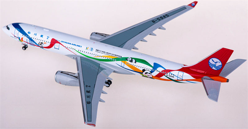 NG Models Sichuan Airlines Airbus A330-300 B-5945 1:400 Diecast Model view 2