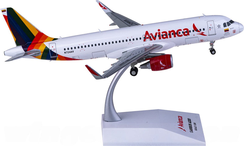 JC Wings Avianca Airbus A320 N724AV 1:200 Diecast Model view 1