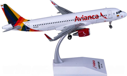 JC Wings Avianca Airbus A320 N724AV 1:200 Diecast Model view 1