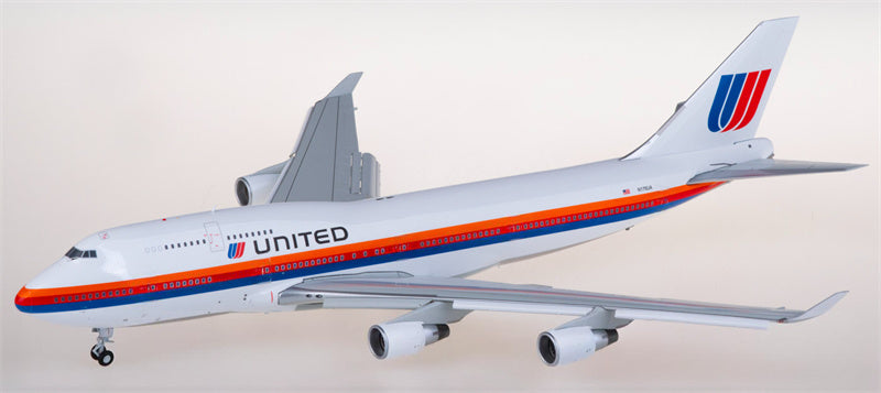 Geminijets United Airlines Boeing 747-400 N175UA Flaps Down 1:200 Diecast Model view 2