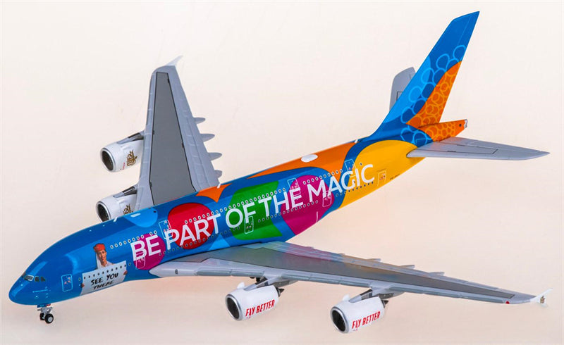 Geminijets 1:400 Emirates Airbus A380 A6-EES Diecast Model view 1