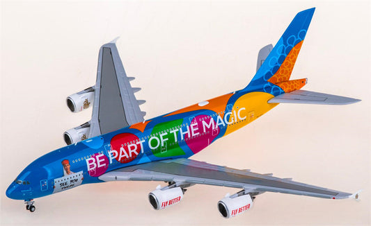 Geminijets 1:400 Emirates Airbus A380 A6-EES Diecast Model view 1