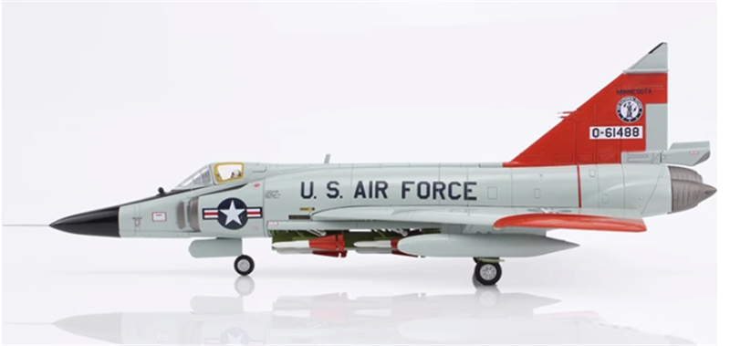 HOBBY MASTER F-102A Delta Dagger 56-1488 179 FIS Minnesota ANG 1966 (case XX wing) 1/72 Aircraft Pre-built Model
