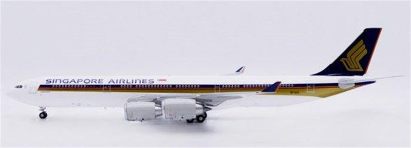 JC Wings Singapore Airlines Airbus A340-500 9V-SGD 1:200 Diecast Model view 1