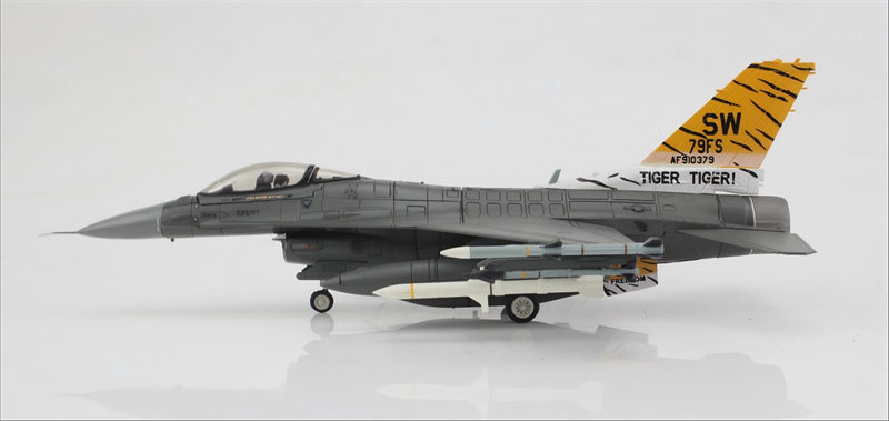 HOBBY MASTER USAF F-16CM 79th Fighter Squadron Tigers 1:72 Model 2023 91-0379