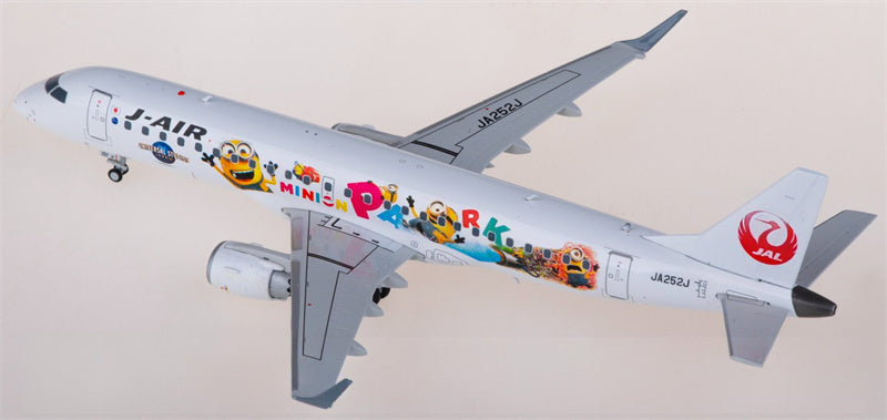 JC Wings J-Air Embraer ERJ-190STD JA252J 1:200 Aircraft Pre-built  Airliner Model Display