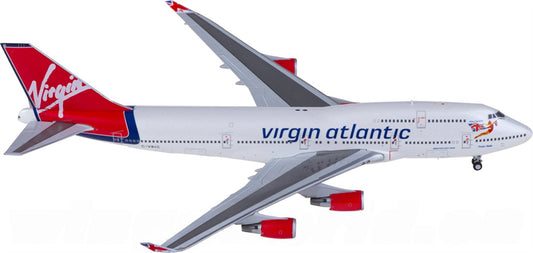 JC Wings Virgin Atlantic Boeing 747-400 G-VBIG 1:400 Diecast Model view 1