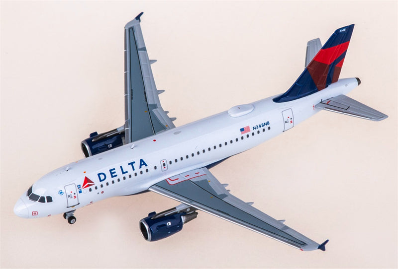 NG Models 1:400 Delta Air Lines Airbus A319 N348NB Diecast Model view 1