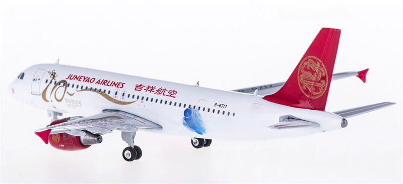 Phoenix Juneyao Airlines Airbus A320 B-6717 10 Years Anniversary 1:400 Diecast Model view 3