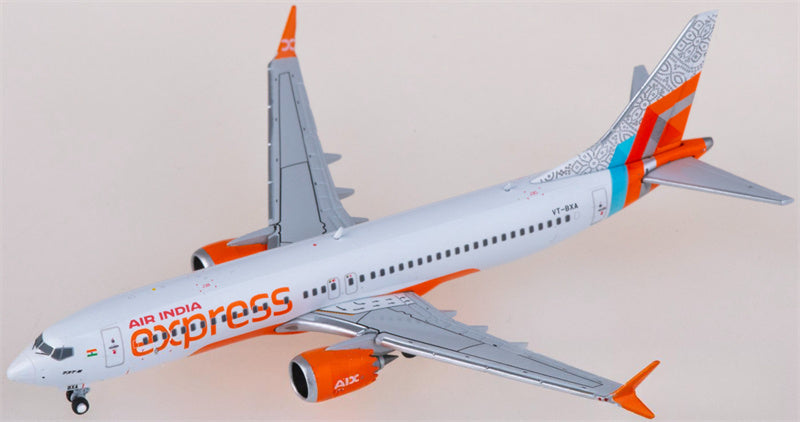 Geminijets Air India Express Boeing 737 MAX 8 VT-BXA 1:400 Diecast Model view 2