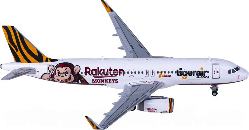 JC Wings Tigerair Airbus A320 B-50006 1:400 Diecast Model view 2