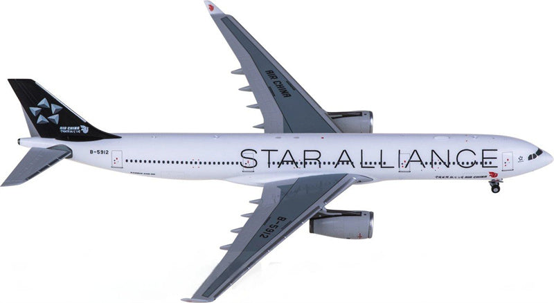 NG Models 1:400 Air China Airbus A330-300 B-5912 Diecast Model view 1