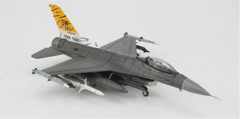 HOBBY MASTER USAF F-16CM 79th Fighter Squadron Tigers 1:72 Model 2023 91-0379