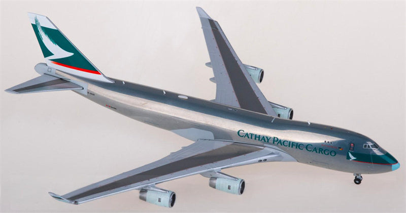 JC Wings Cathay Pacific Cargo Boeing 747-400F B-HUO 1:400 Aircraft Pre-built  Airliner Model Display
