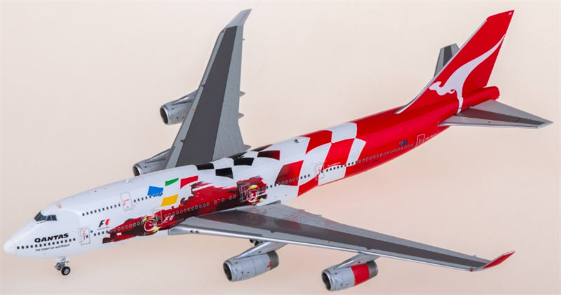 Hxmodels Qantas Airways Boeing 747-400 VH-OJC 1:400 Diecast Model view 2