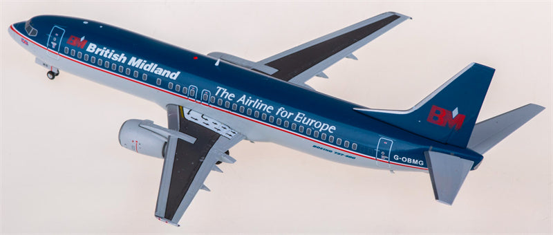JC Wings BMI Boeing 737-400 G-OBMG 1:200 Diecast Model view 2