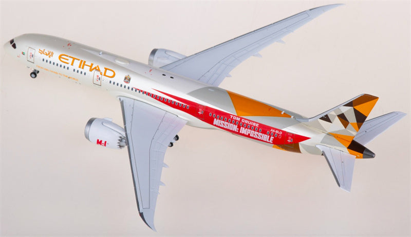 JC Wings Etihad Airways Boeing 787-9 Dreamliner A6-BLO 1:400 Aircraft Pre-built  Airliner Model Display