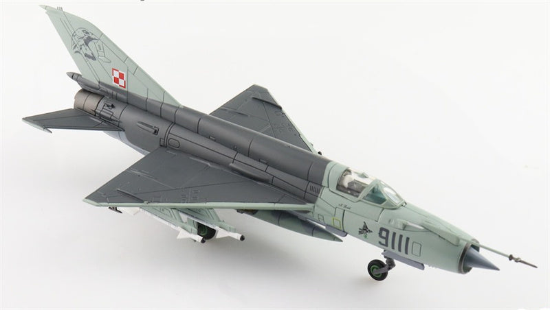 HOBBY MASTER MIG21MF Polish Air Force 9111 3 ELT Poznan-Kresiny Poland 2002 1:72 Aircraft Pre-built Model