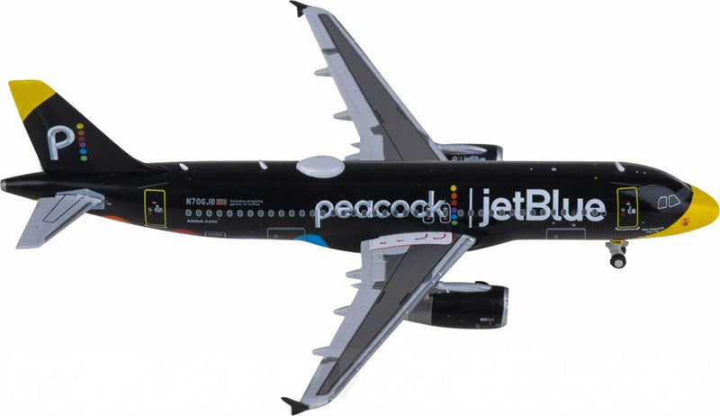 JC Wings JetBlue Airbus A320 N706JB 1:400 Diecast Model view 2