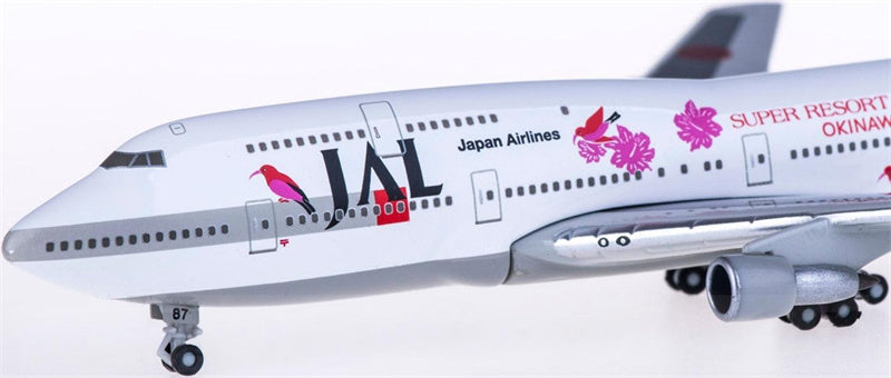 Hogan Japan Airlines Boeing 747-300 JA8187 1:500 ABS Model view 3