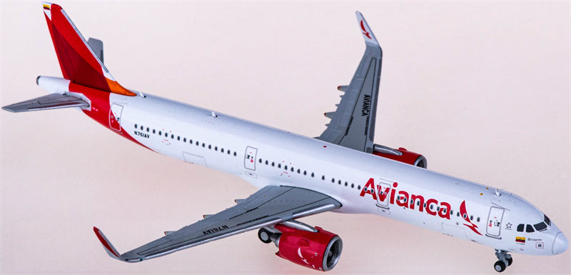 Geminijets Avianca Airbus A321neo N761AV 1:400 Diecast Model view 1
