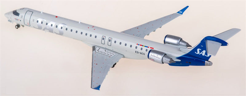 JC Wings SAS Scandinavian Airlines Bombardier CRJ-900LR ES-ACG 1:200 Diecast Model view 3