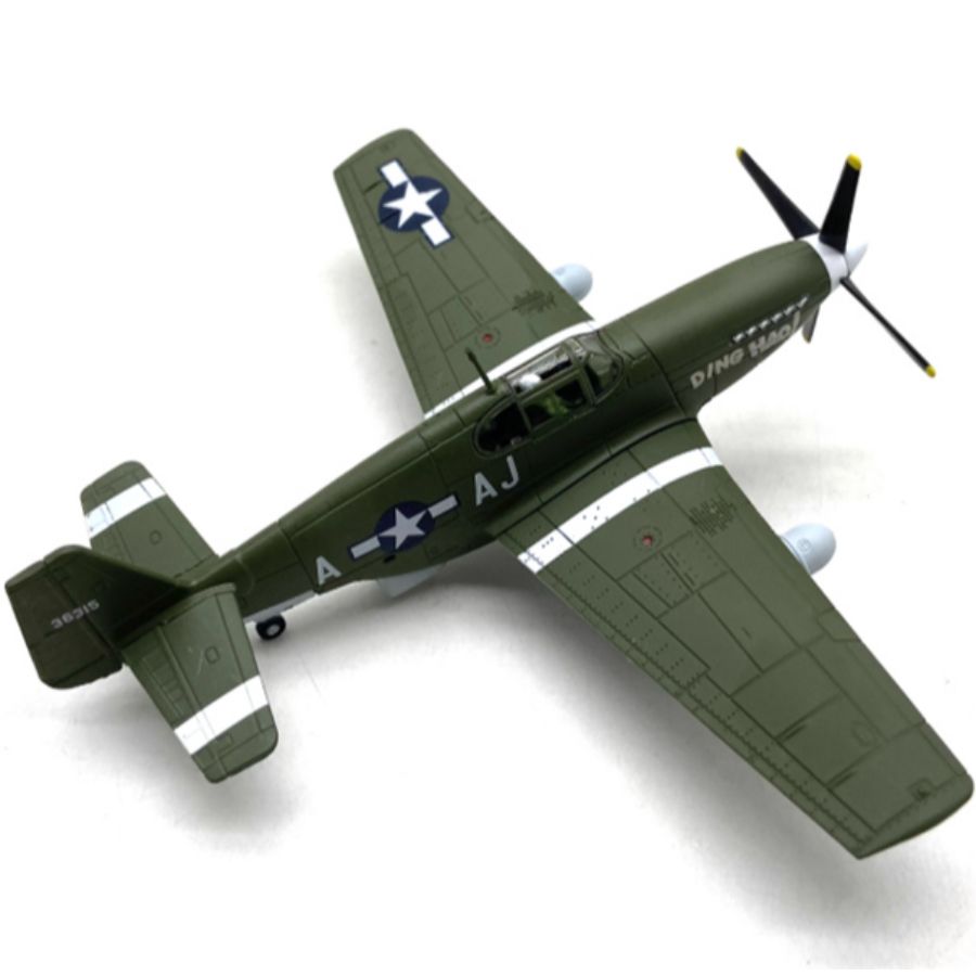 FLOZ US P51-B Mustang fighter jet 1:72 Aircraft Pre-built Model