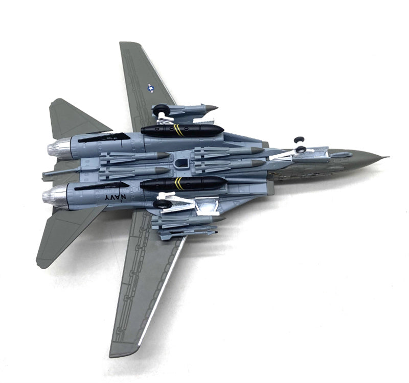 FLOZ F14 Tomcat fighter jet Fine edition dark gray 1:100 Aircraft Pre-built Model