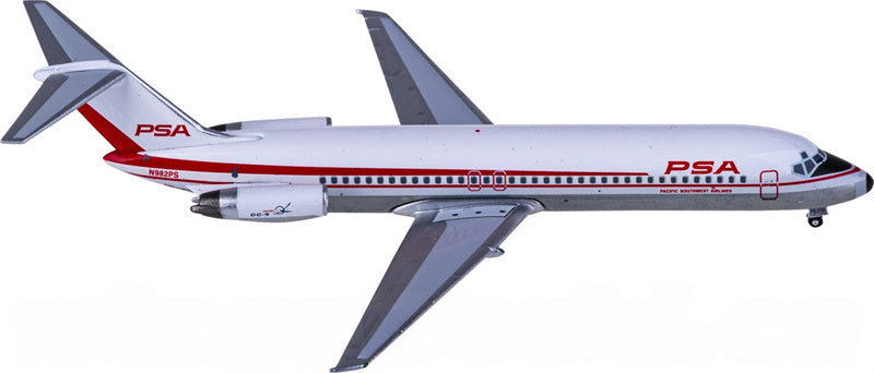 AeroClassics PSA for McDonnell Douglas DC-9-32 N982PS 1:400 Airplane Pre-built  Airliner Model Display
