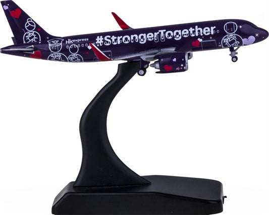 JC Wings HK Express Airbus A320neo StrongerTogether 1:400 Diecast Model view 1