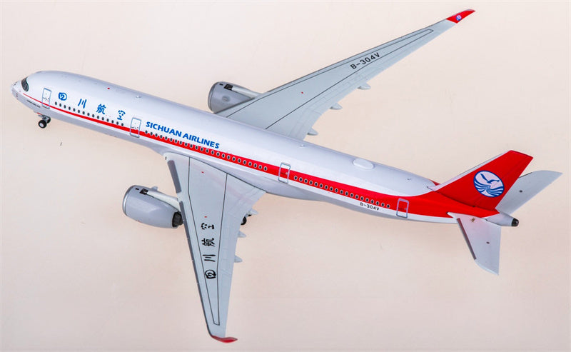 NG Models 1:400 Sichuan Airlines Airbus A350-900 B-304V Diecast Model view 2