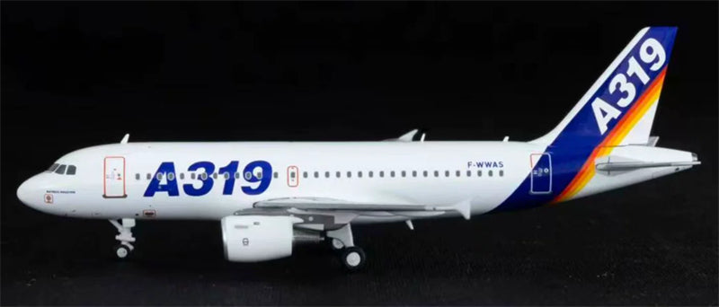 Kylin Model 1:400 Airbus A319 F-WWAS DIECAST Model
