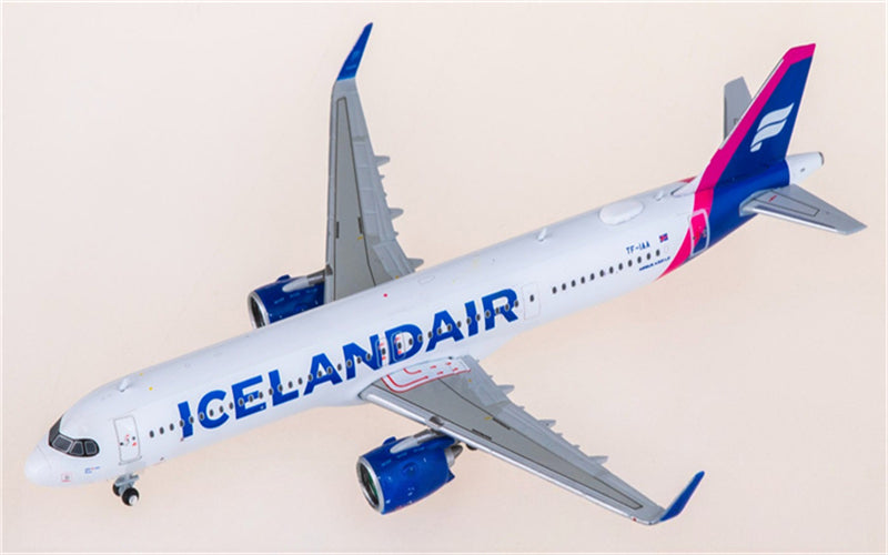Geminijets Icelandair for Airbus A321neo TF-IAA 1:400 Airplane Pre-built Airliner Model Display