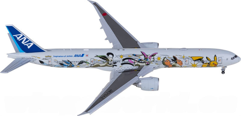 JC Wings ANA Boeing 777-300ER JA784A Flaps down 1:400 Aircraft Pre-built  Airliner Model Display