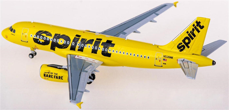 NG Models Spirit Airlines for Airbus A319 N535NK 1:400 Airplan Pre-built  Airliner Model Display