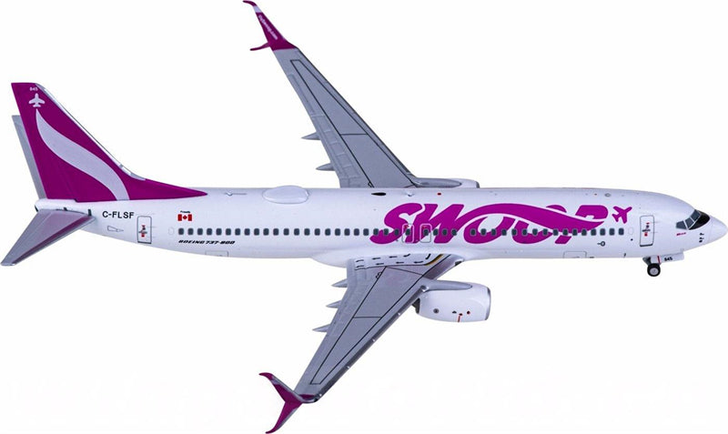 NG Models Swoop Airlines Boeing 737-800 C-FLSF 1:400 Diecast Model view 2