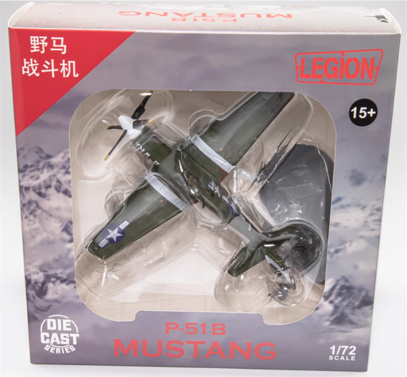 FLOZ The 355th Squadron 358th Air Wing US P-51B Mustang II fighter 1:72 Aircraft Pre-built Model