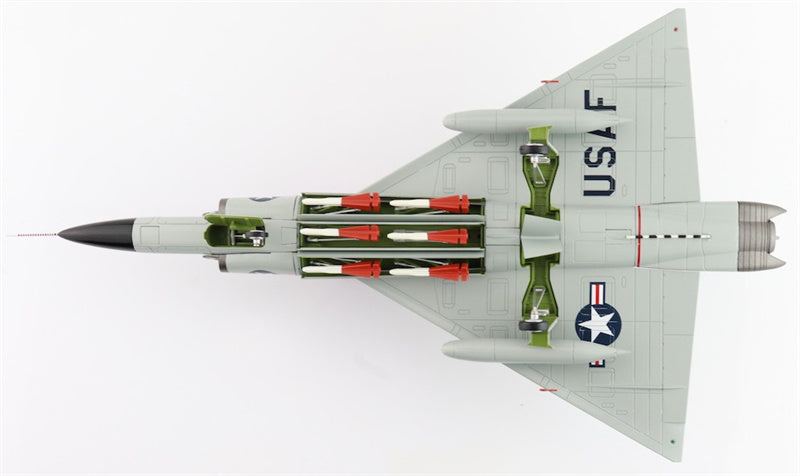HOBBY MASTER F102A Delta Dagger USAF 54-1373 199th FIS Hawaii ANG 1960s (case X wing) 1:72 Aircraft Pre-built Model