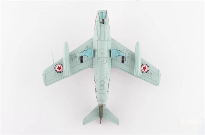 HOBBY MASTER MIG-15bis Red 1998 Maj. Ivanovich Mikhin 518th IAP May 1953 1:72 Airplane Pre-built Model