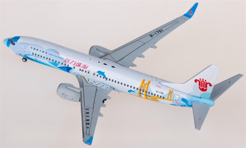 JC Wings China Southern Boeing 737-800 B-1781 1:400 Diecast Model view 2