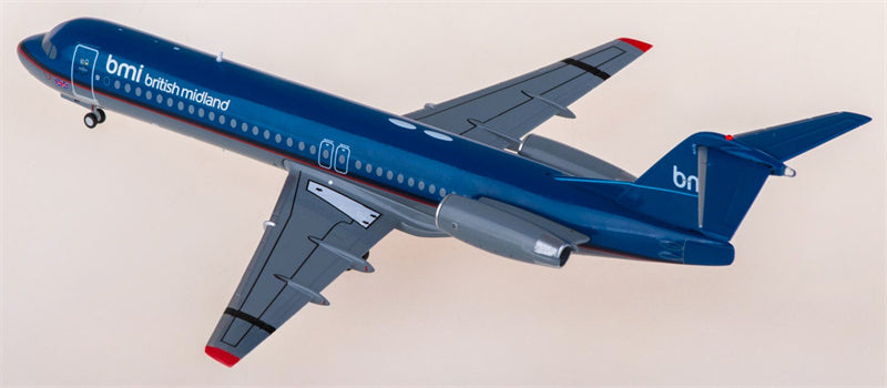 JC Wings 1:200 BMI Fokker 100 G-BXWF Model