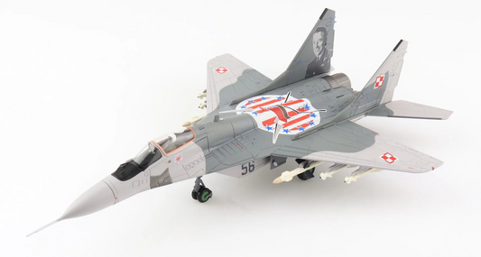 HOBBY MASTER Polish Air Force / Minsk Mazowiecki AB MIG-29 1 ELT 1:72 Model 2016  Wing Cdr. Marian Pisarek 56