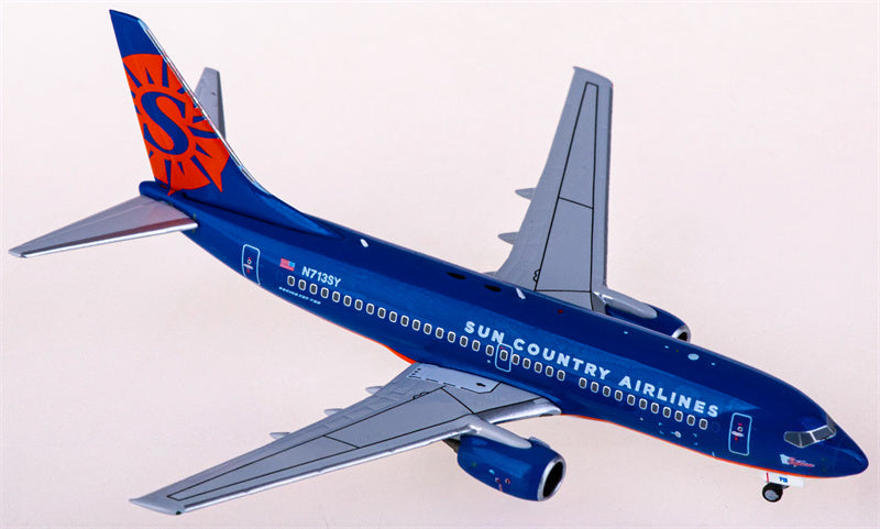 NG Models Sun Country Airlines Boeing 737-700 N713SY 1:400 Diecast Model view 1